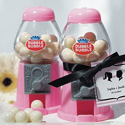 Petite Distributrice Rose à Bonbonnières pour Réception de Mariage