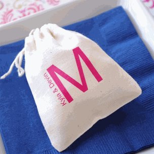Sacs de Mousseline pour bonbonnières de mariage