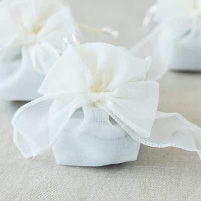 Pochettes Organdi pour bonbonnières de mariage