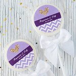 Bonbonnières Mariage - Suçons Swirl Blancs Personnalisés