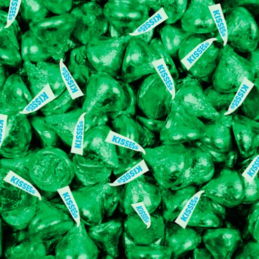 Hersheys Kisses couleurs individuelles pour bar a bonbons