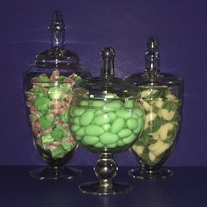 Bars à Bonbons Mariage Couleur Vert