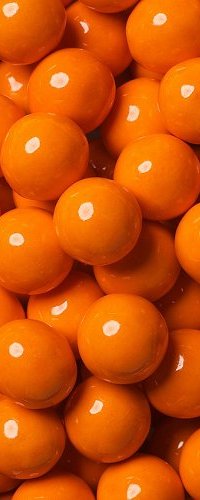 Voir bonbons couleur orange